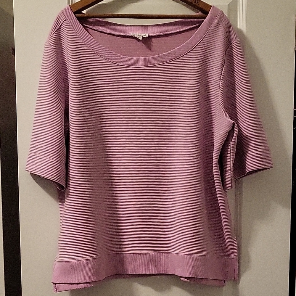 Tribal Jeans Pink Ribbed Top - J